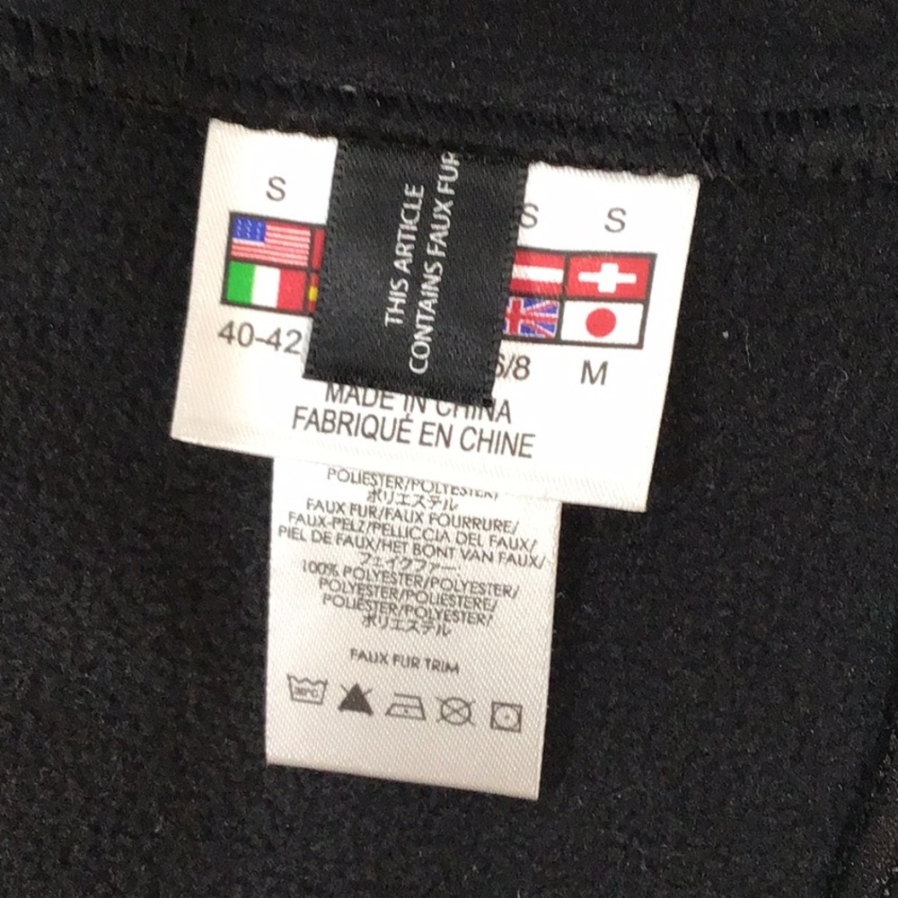 Spyder black zip front hooded jacket NWOT - Picture 8 of 15